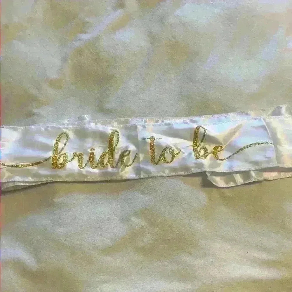 Bride to be sash